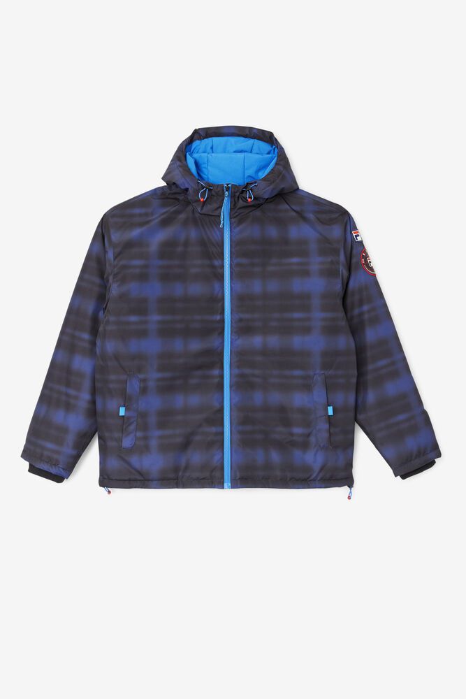 Fila Jakke Herre Blå Beta Puffer FLC-592436